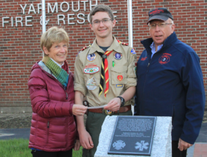 Yarmouth Lions Support Eagle Scout Project