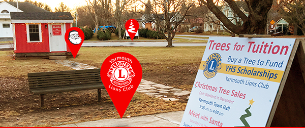 Yarmouth Maine Lions Club Christmas Trees for Tuition