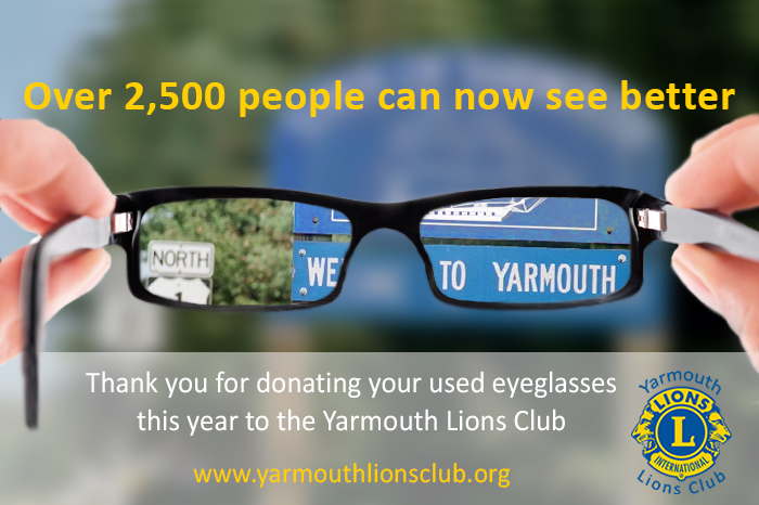 Yarmouth Maine Lions Club Eyeglasses Vision Program