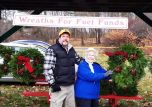 Yarmouth Lions Sell Christmas wreaths to fund the heating assistance program