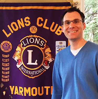 Jim Albright of the Yarmouth, Maine Lions Club